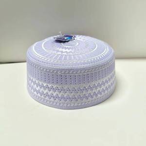 Gorro islámico étnico de malla a la moda para hombres, gorro de oración árabe musulmán - Product Image 2