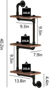 Scaffali in legno moderno, - Product Image 6