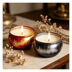 บรรจุภัณฑ์เทียนหอมน่ารักแบบใหม่พร้อมฝาสีขาวสำหรับของขวัญเทียนหอมจากถั่วเหลืองแบบกำหนดเอง สำหรับจัดแสดงบนชั้นวางในร้านบูติก - Product Image 6