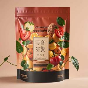 Sac d'emballage en plastique d'arachide à fermeture à glissière refermable étanche personnalisé pour collation bonbons noix collation sac d'arachide - Product Image 2