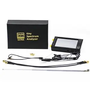 手持微型频谱分析仪100KHz-5.3GHz 4英寸触摸屏射频Tinysa超频谱分析仪，带3000毫安时电池