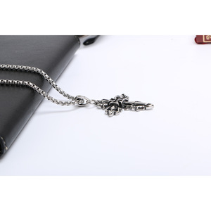 yunnique Stainless Steel <b>Cross</b> Pendant Necklace Unisex Party Jewelry Geometric Design GZYP-0535 - Product Image 3