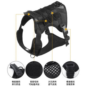 Taktisches Hundegeschirr für Große Hunde Robustes Zugfreies Hundegeschirr mit Griff Verstellbare Reflektierende Schäferhund-Weste - Product Image 2