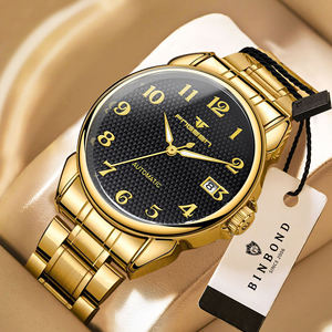 Reloj Mecánico de Lujo para Hombre Fngeen 6608, con Puntero Luminoso, Acrílico, Automático, Estilo Inglés, Resistente al Agua 3 ATM - Product Image 1