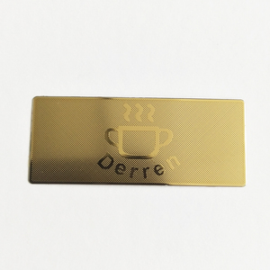 Etichetta Metallica Personalizzata con Logo in Rilievo, Placcatura Elettrolitica in Nichel, Stampa e Trasferimento, Adesivo Metallico 3D - Product Image 4