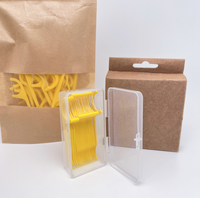Fil dentaire écologique biodégradable au charbon de bambou, non abrasif, élimine la plaque dentaire, format voyage, vente chaude, soins bucco-dentaires, vente en gros