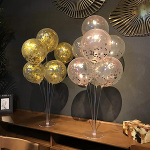 Wholesale Birthday Party Decoration Balloons Accessories <b>Clear</b> Plastic Balloon <b>Table</b> Stand Floating With Cups - Product Image 3