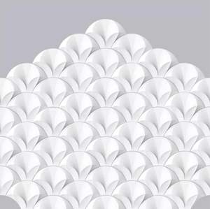 กระเบื้องกระจกสีขัดเงาทนทานกันลื่นโครงสร้างแข็งแรงกันน้ำเป็นมิตรกับสิ่งแวดล้อมสำหรับตกแต่งบ้านสำนักงานม่านตกแต่งผนัง - Product Image 2