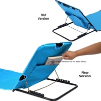 Tapis de plage pliable d'extérieur, ensemble table et chaises pliantes d'extérieur en tissu Oxford 600D, portable pour s'asseoir, s'allonger, le camping