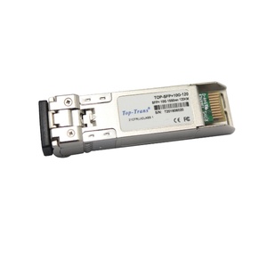 Toptrans 10GBASE-ZR 10G SFP+ 1550NM 120km LC Duplex Transceiver Module for Long-Haul Metro <strong>Backbone</strong> <strong>Networks</strong> - Product Image 1