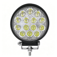 4.5Inch 42W Round LED Work Light 5D Lens IP68 Waterproof 12-48V Auxiliary Driving Lamp Offroad Car Truck Forklift Machinery