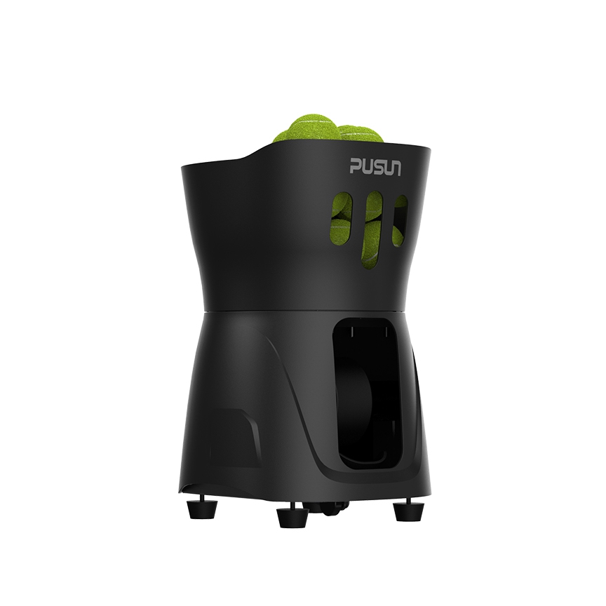 Customized New Brand Portable Professional Tennis Ball Launcher Machine With App Remote Control