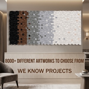 Dipinto a Olio Astratto 3D Personalizzato per Decorazione d'Interni di Hotel di Lusso, Progetto Artistico Professionale per Immobili Commerciali - Product Image 1
