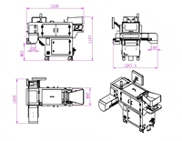 Machine de comptage automatique VisCount VBP à faible chute de pression, avec bande horizontale, pour accessoires métalliques de luxe pour sacs et pochettes de haute qualité