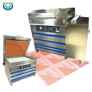 Máquina de fabricação de placas de resina flexográfica usada para automação, máquina para fazer montagens de placas de impressão deslocada