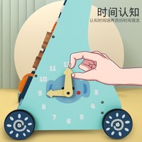 Jouet en bois personnalisé pour l'éveil des enfants : trotteur d'apprentissage en bois avec logo personnalisé, stimulant les capacités motrices, jeux à pousser et à tirer