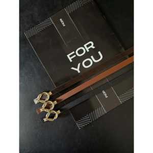 Cinturón de Cuero Genuino con Hebilla de Serpiente para Mujer, de Piel de Vaca, Duradero, de Color Sólido, para Vestidos, Chaquetas y Pantalones - Product Image 2