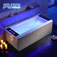 JOYEE Bain à remous moderne de luxe pour 2 personnes Baignoires/douche Combo Baignoire de massage/baignoire à remous