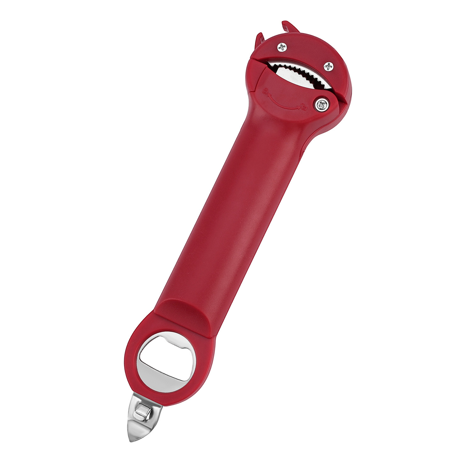 Modèle rouge sans aiguiseur de couteaux