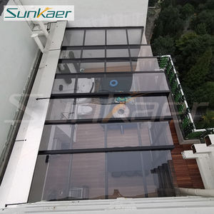 Charge de neige élevée la mieux notée Housses de patio lowes personnalisées Toit de véranda rétractable Enceinte de toit en polycarbonate - Product Image 4