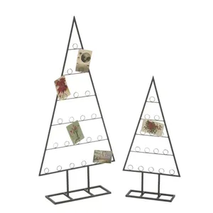 Wrought Iron Table Christmas Card Holder