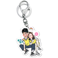 Gantungan Kunci Anime Mikro Kristal Unik Berkualitas Tinggi, Desain Lucu, Pilihan Kustom Tak Terbatas, Buatan Vietnam