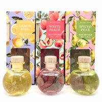 Verre de 50ml pour diffuseur de roseaux Décoration intérieure personnalisée Parfum floral de luxe écologique pour un parfum de maison durable
