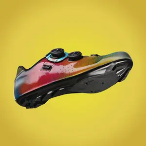 Chaussures de vélo pour hommes, livraison gratuite, chaussures de cyclisme roses, chaussures de vélo de <span class=keywords><strong>route</strong></span>, chaussures de vélo de montagne, chaussures de cyclisme en carbone - Product Image 2