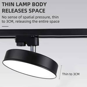 Nouvel éclairage de <span class=keywords><strong>rail</strong></span> de plafond en aluminium 18W/24W Spot <span class=keywords><strong>sur</strong></span> les projecteurs de <span class=keywords><strong>rail</strong></span> remplacer les lampes halogènes AC170-265v <span class=keywords><strong>Led</strong></span> COB Track light - Product Image 4