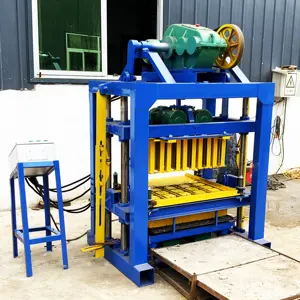 Maquinaria de ladrillo de bloque de hormigón manual semiautomática de fácil operación, precio de mejor uso de Papúa Nueva Guinea, en el 2017