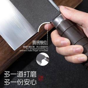 Forged Carbon Steel Cleaver 8-9.9in Thick Back Hand Forged Chopping Knife For Meat And Bone Cutting - Product Image 4