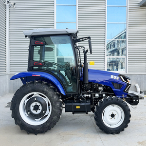 Trattore Agricolo a Ruote 80HP 100HP 4x4 Approvato CE COC Direttamente dalla Fabbrica con Gancio di Traino per <span class=keywords><strong>Rimorchio</strong></span> - Product Image 4