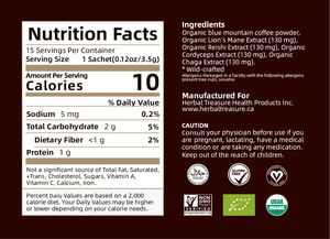 Кофе с грибами: растворимый кофе арабика с грибом рейши (Ганодерма лусидум) - Product Image 2