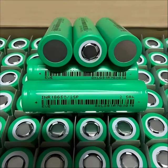 EVE 18650 3.7v Battery 2500mAh Cell INR18650 25P Cylindrical Lithium-ion Battery for Power Tool DIY 18650 15P 20P 25P 33V 35V