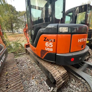 Mini-excavatrice sur chenilles hydraulique Hitachi ZX65 d'origine japonaise, 6 tonnes, modèle 2023, moteur en bon état, prix avantageux, excavatrices d'occasion - Product Image 2