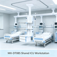 Système de suspension médical pour soins intensifs, moniteur suspendu, bras de suspension pour plafond, système de suspension chirurgical LISEN MX-DT08S CE/ISO13485/ISO9001
