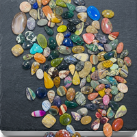 MAHNAJ GEMS Lot de pierres précieuses en gros – Cabochons de quartz naturels polis mélangés – Vente en gros de pierres précieuses en vrac