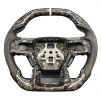 Volant sport en fibre de carbone personnalisé avec LED pour For/d F-150 Raptor 2015 2016 2017 2018 2019 2020 Remplacement OEM