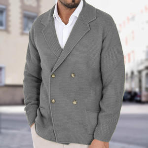 <span class=keywords><strong>Cardigan</strong></span> europeo americano taglie forti da uomo Cross-Border traspirante Anti in maglia di poliestere/cotone autunno inverno vestibilità <span class=keywords><strong>Slim</strong></span> - Product Image 2
