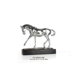 Statue de cheval Sculpture Animalière 2020 Nouvellement Conception En Gros Résine Figurine En Polyrésine pour La Décoration Intérieure Résine Mode Décoration de La Maison - Product Image 3
