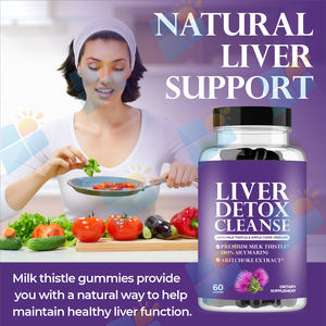 Gomitas de Cardo Mariano para la Desintoxicación del Hígado SUNI OEM/ODM, Marca Privada, Suplemento para Hombres y Mujeres, Apoyo Hepático, Suministro al por Mayor - Product Image 5