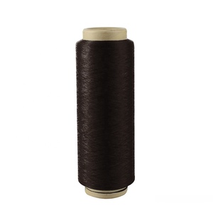 Giá Tốt Nhất 150D/48F Đen Có Độ Bền Cao Spun Dope Nhuộm Rút Ra Kết Cấu 100% <span class=keywords><strong>Polyester</strong></span> Dty Sợi Cho Vải Dệt Kim - Product Image 3