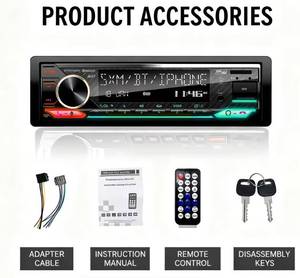 Factory Wholesale1 Din <b>Car</b> Stereo MP3 Player with FM Transmitter BT 5.0 2 USB Ports Large LCD Screen <b>Amplifier</b> & Radio Tuner - Product Image 4