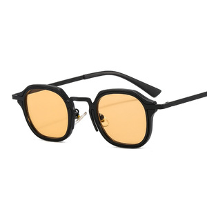 STORY OT22016 <span class=keywords><strong>Nouveautés</strong></span> <span class=keywords><strong>2022</strong></span> Lunettes de soleil rondes à monture fine, style littéraire, dégradé, monture en métal vintage, design de créateur - Product Image 4