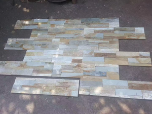 Hiện đại thân thiện với môi bền ngoài trời chống trượt gỉ <span class=keywords><strong>Slate</strong></span> gạch lát sàn đá tự nhiên đá lát cắt-to-kích thước kích cỡ khác nhau - Product Image 6