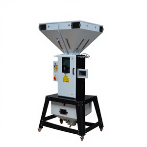 Misturador de Dosagem Gravimétrica Tipo V em Aço Inoxidável com Bomba PLC para Injeção Automática e Balança de Pesagem - Product Image 3