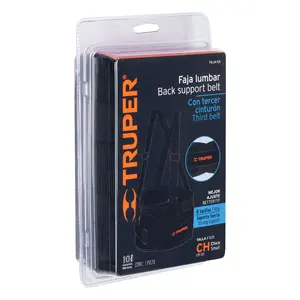 Ceinture de soutien lombaire BOX 2 avec troisième sangle, taille CH, TRUPER - Product Image 2