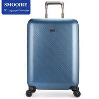 Chariot externe de voyage anti-rayures en polycarbonate de haute qualité ensemble de bagages PC en stock en liquidation