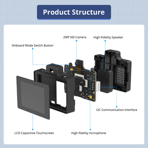 Módulo de IA con Cámara ESP32, Chipboard Hiwonder Wonderllm, Modelo de IA de Gran Capacidad, Visión Artificial y <span class=keywords><strong>Chat</strong></span> Inteligente - Product Image 2