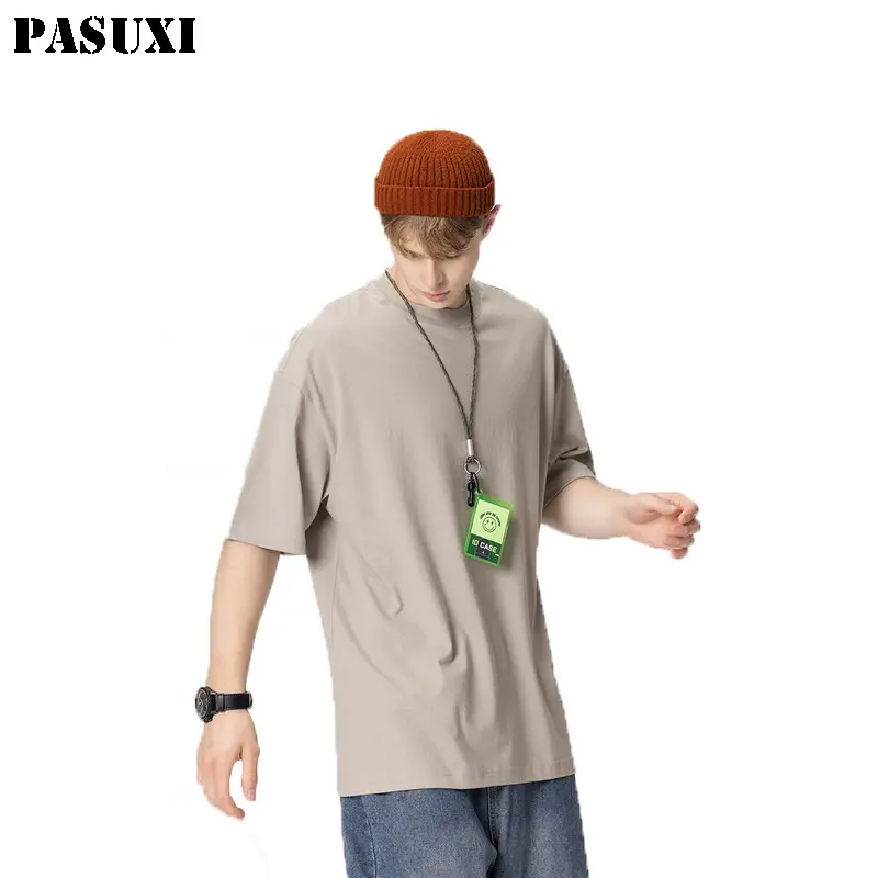 PASUXI Custom Mens New Fashion Spring And Summer New Popular Cotton Short Sleeve Streetwear T Shirt